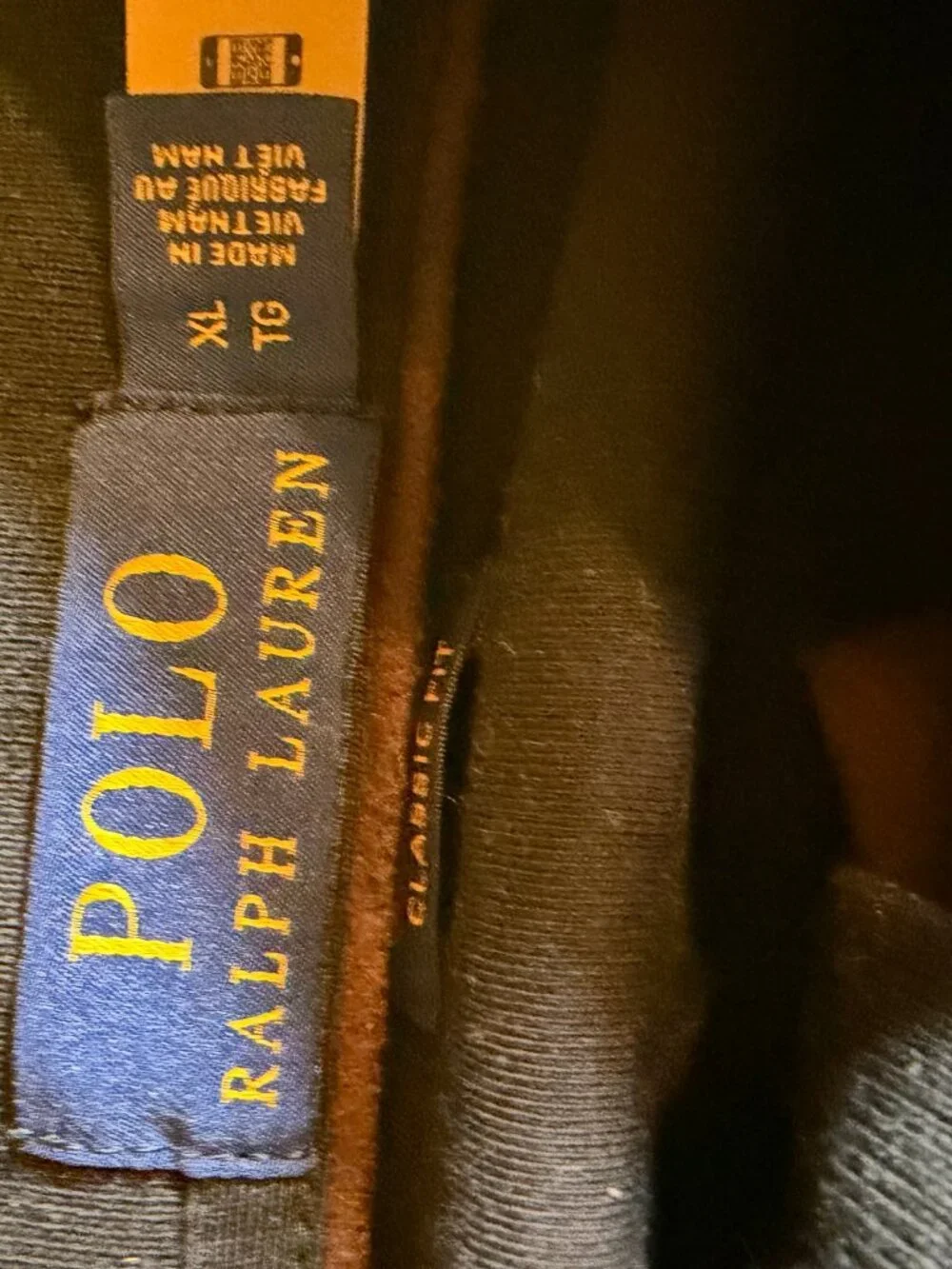 Polo Ralph Lauren Classic Fit Long Sleeve Polo Shirt Mens Sz XL Navy